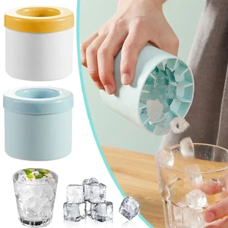 1/2 Pcs Silicone Ice Cube Mold 40 Grid Ice Bucket Summer Homemade DIY Refrigerator Freeze Maker Creative Ice Mold Barware Tools