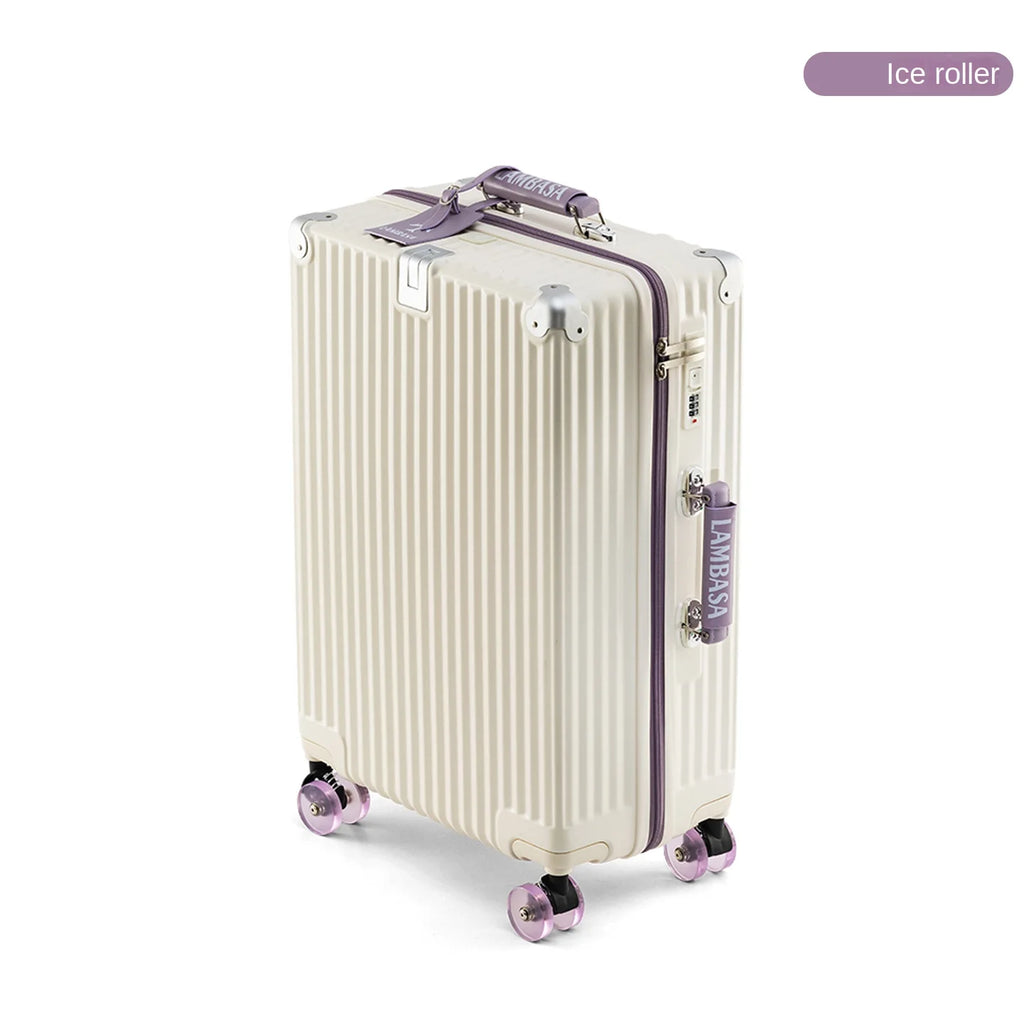 Highly Appealing Zipper Travel Suitcases Thickened Luggage Ice Roller 20 inch Carry-on Suitcase 22/24/26/28 inch valise voyage
