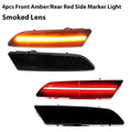 Amber / White / Red LED Car Fender Flare Light Front / Rear Bumper Side Marker Indicator Lights For Chrysler Crossfire 2004-2008