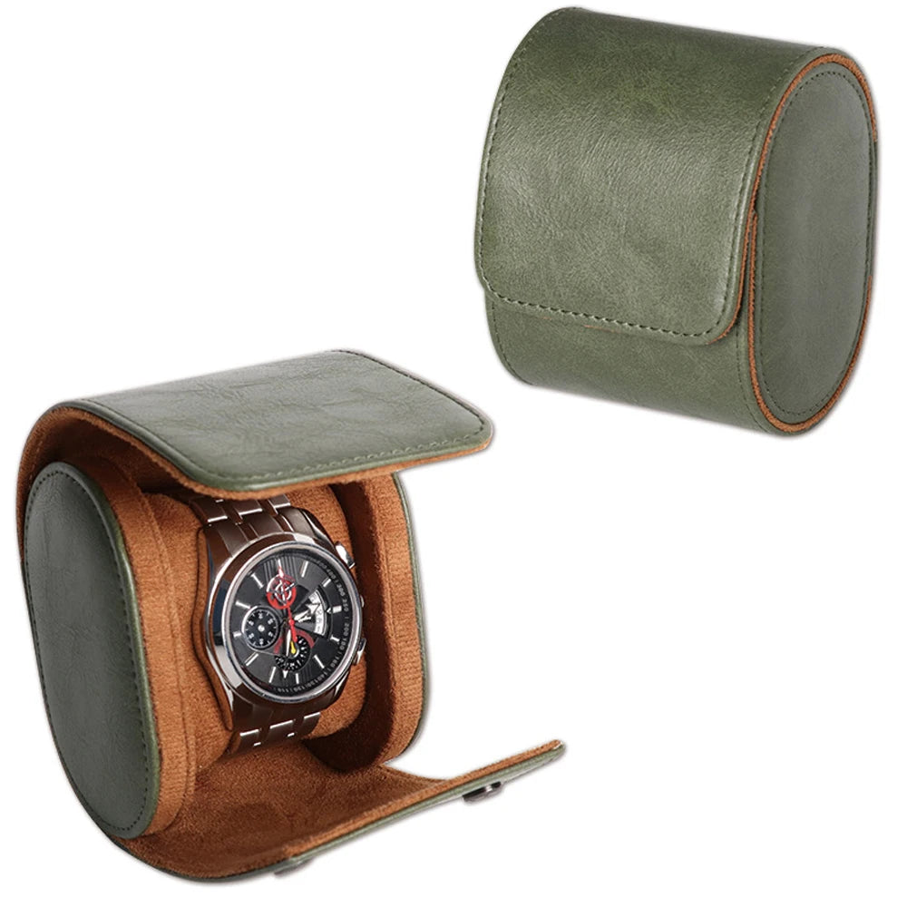 Watch Roll Travel Case-1/2/3 Slot Watch Storage and Organizer-Secure Storage with Innovative Removable Pillows & Solid Dividers