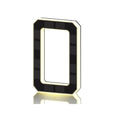 17CM Solar House Number Lights,House Sign Light Sensor, Address Sign Solar House Number Sign Led Address Number for Outdoor