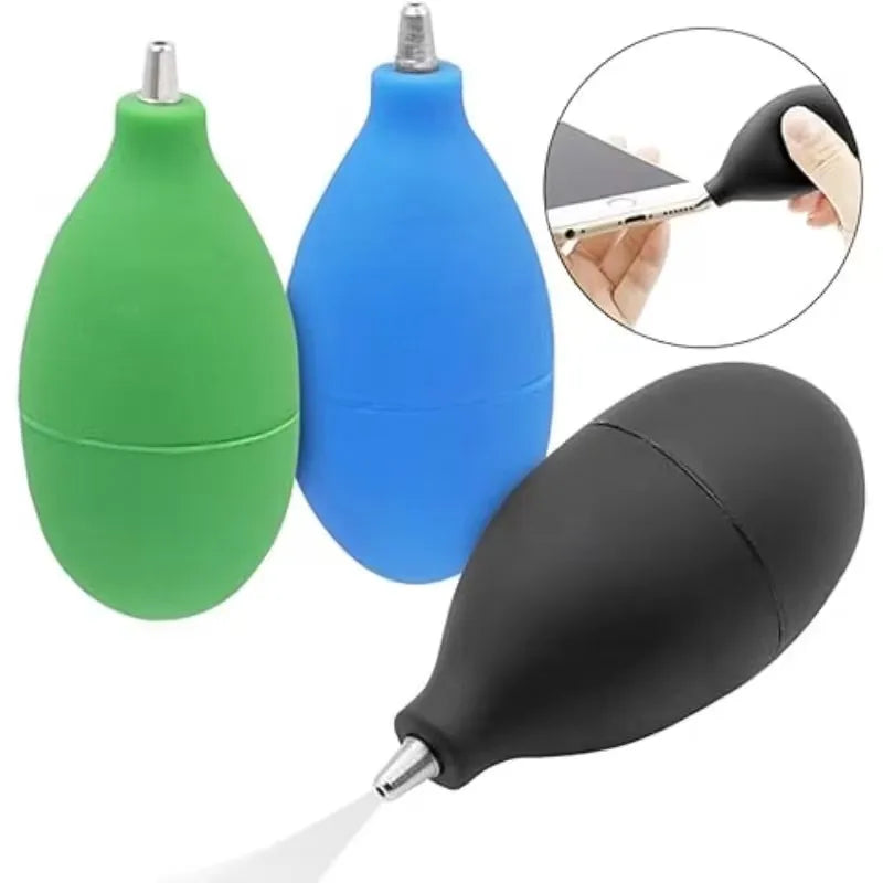 1pcs Portable Squeeze Air Blower – Dust Remover for Camera Lenses, Keyboards, Phones & Electronics