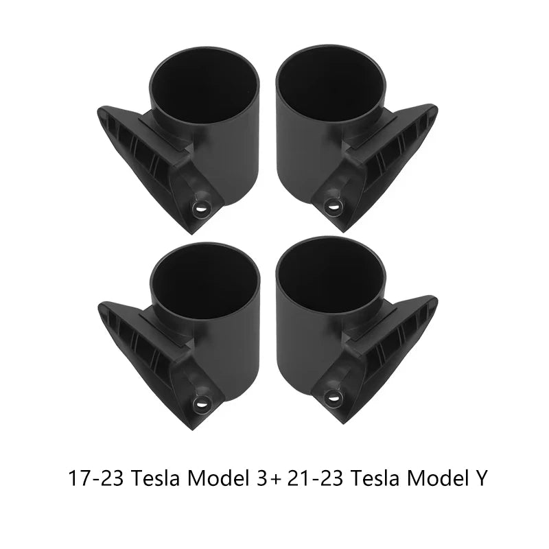 2/4pcs For Tesla Model 3 Y Car Door Cup Holder Cup Storage Box Rack Door Mount Drink Rank Water Bottle Stand Auto Accessories