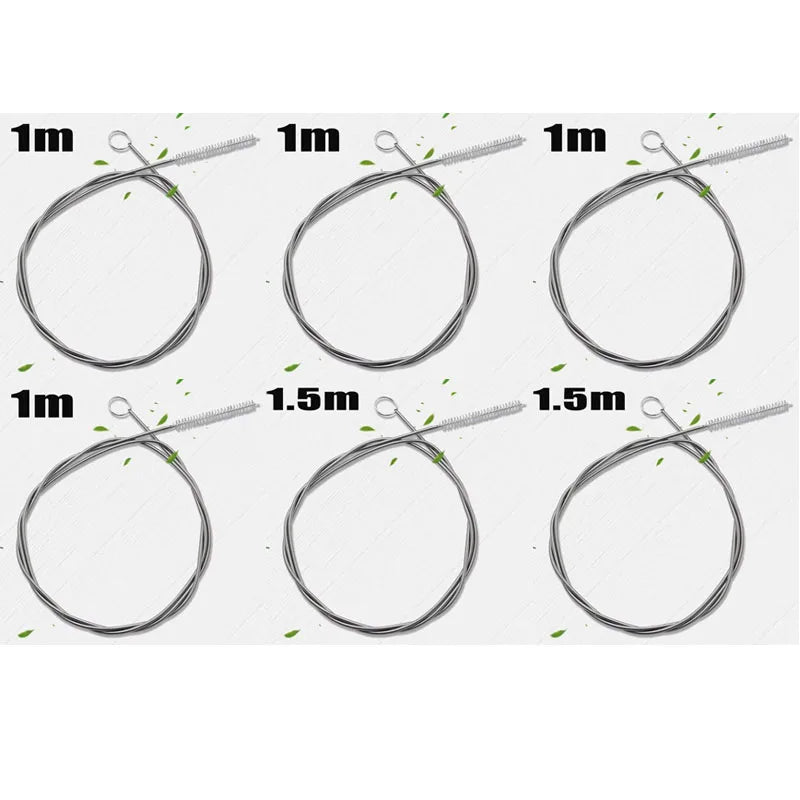 Car Drain Dredge Cleaning Scrub Brush 100/150cm Auto Sunroof Long Hoses Detailing Cleaning Tool Car Accessories for Benz