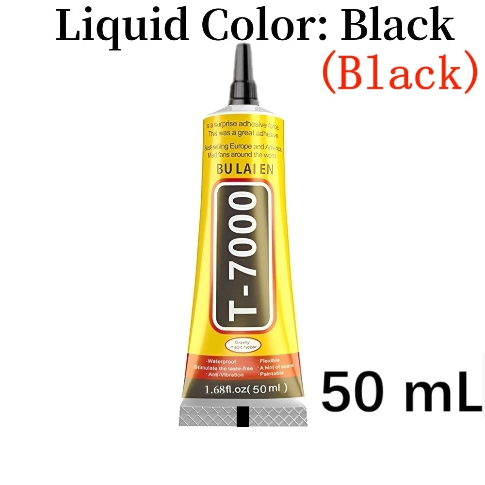 B7000/T7000 Black And Clear Soft Adhesive B-7000 Computer Cell Phone Touch Screen Repair Frame Anti-vibration Universal Glue