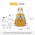 FOUVOR Women Sports Backpacks Lightweight Multi-Functional Small Cycling Hiking Outdoor Travel Crossbody Shoulder Bag 3068-20