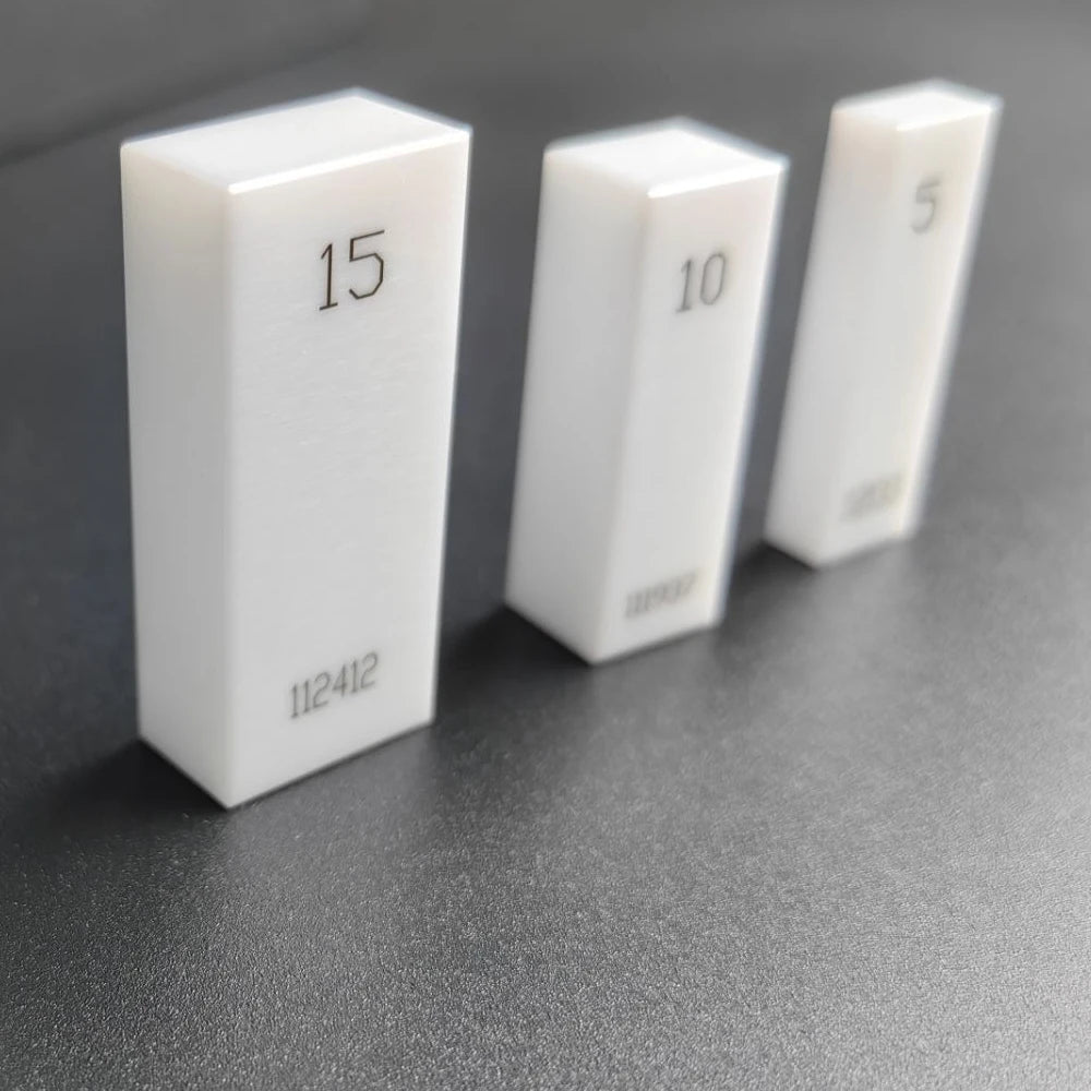 1-100mm Single Block Ceramic Gauge Block Decimal Point Single Piece Calibration Block Micrometer Caliper Standard Block Calibr