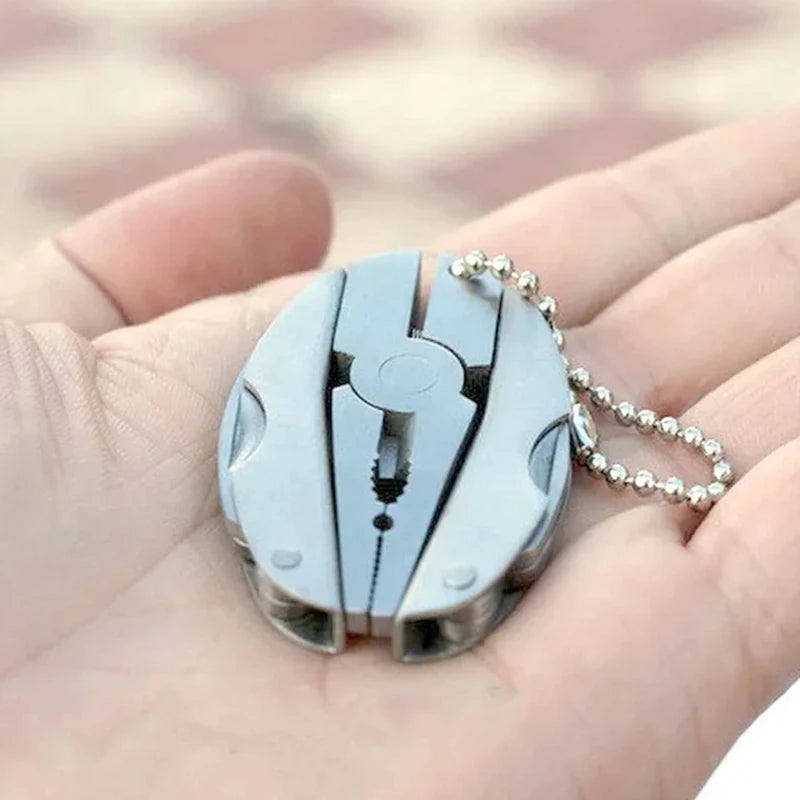 New【Stainless Steel Outdoor Portable Multitool Pliers Knife Keychain Screwdriver Tools Mini Pliers Herramientas Multi Tool】