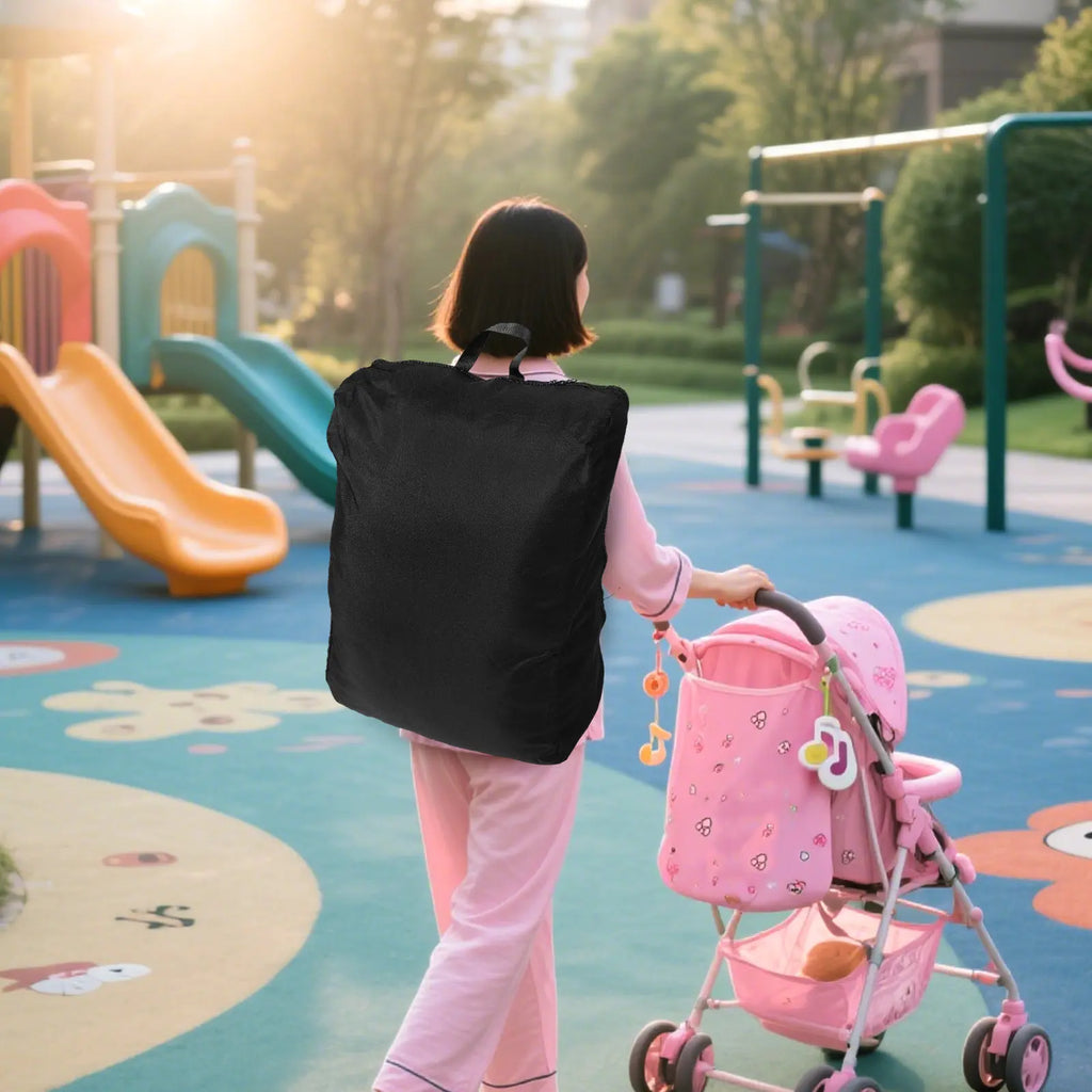 Stroller Travel Bag for Airplane Baby Stroller Storage Backpack Pushchair Transport Cover Shoulder Strap 66x45x18cm Foldable
