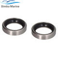 2pcs Oil Seal 26-F697118 26-12224 for Mercury Mariner Outboard Motor Sierra 18-2076 GLM 85700