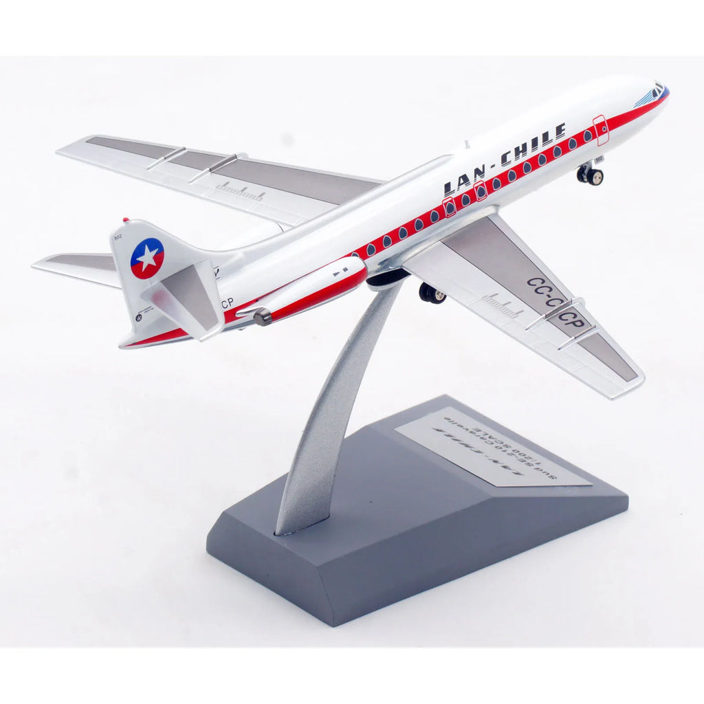 IF210LA1023P Alloy Collectible Plane Gift INFLIGHT 1:200 Lan Chile Sud SE-210 Caravelle III Diecast Aircraft Jet Model CC-CCP