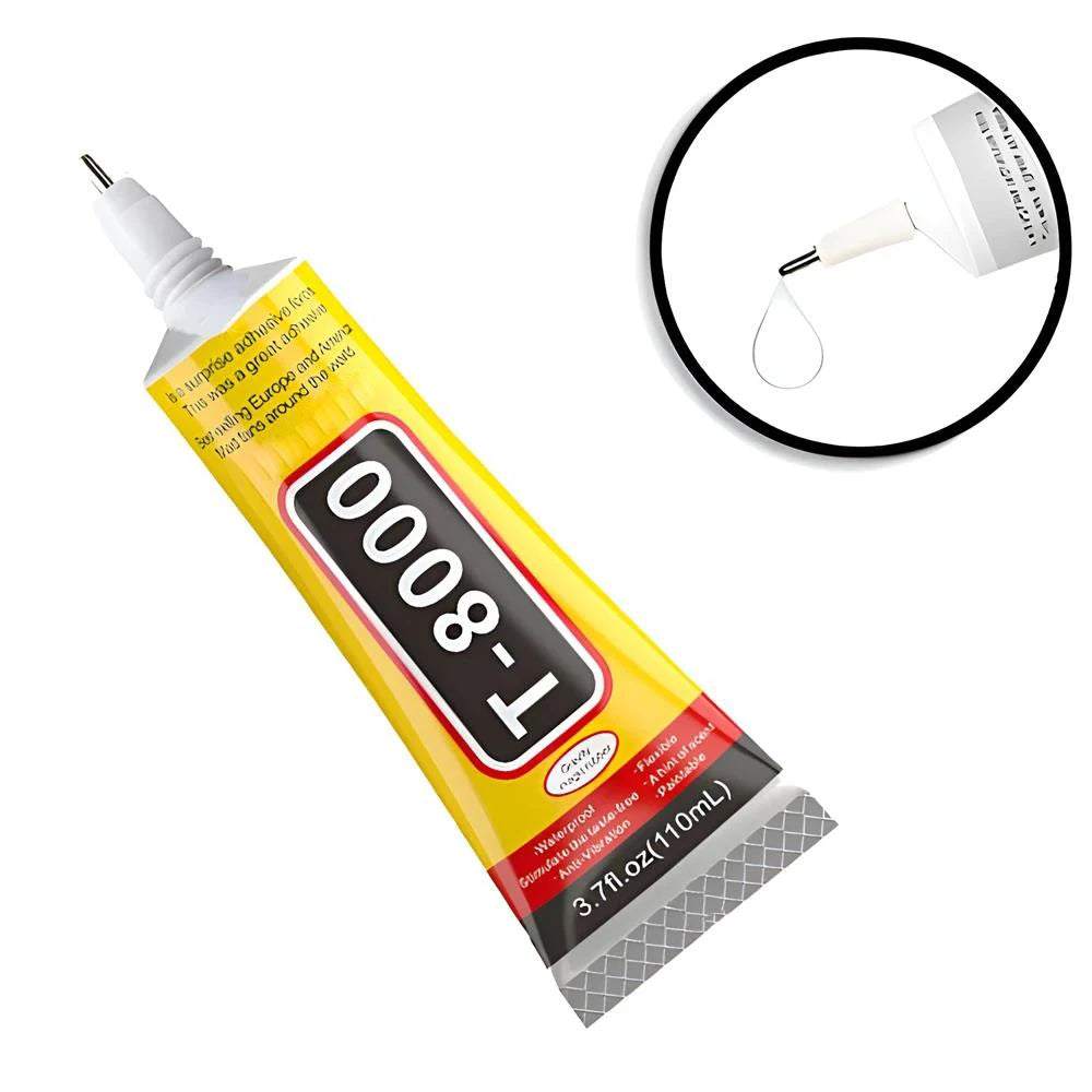 T8000 15/50/110 ML DYM Anti-Vibration Electronic Components Glue Clear Contact Phone Repair Adhesive with Precision Applicator