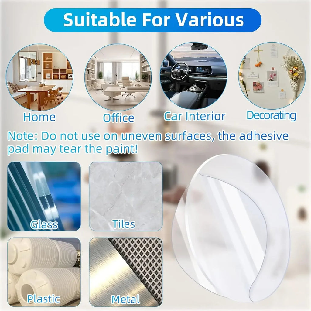 5-30Pcs Round Double Adhesive Sided Tape Fastener Strong Adhesive Acrylic Sticker for Car Holder GPS Phone Holder Accessories