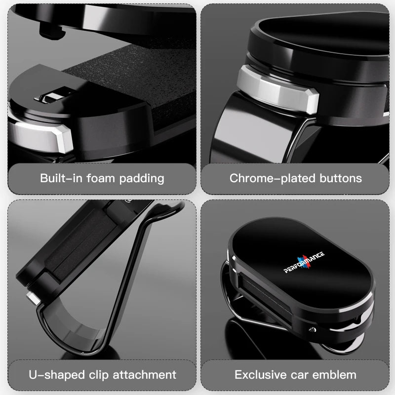 1Pcs Car Sun Visor Glasses Storage Clip Sunglasses Holder For BMW X1 X2 X3 X5 X4 X6 X7 G30 G20 G32 G11 G12 F40 F30 F20 F10 F34