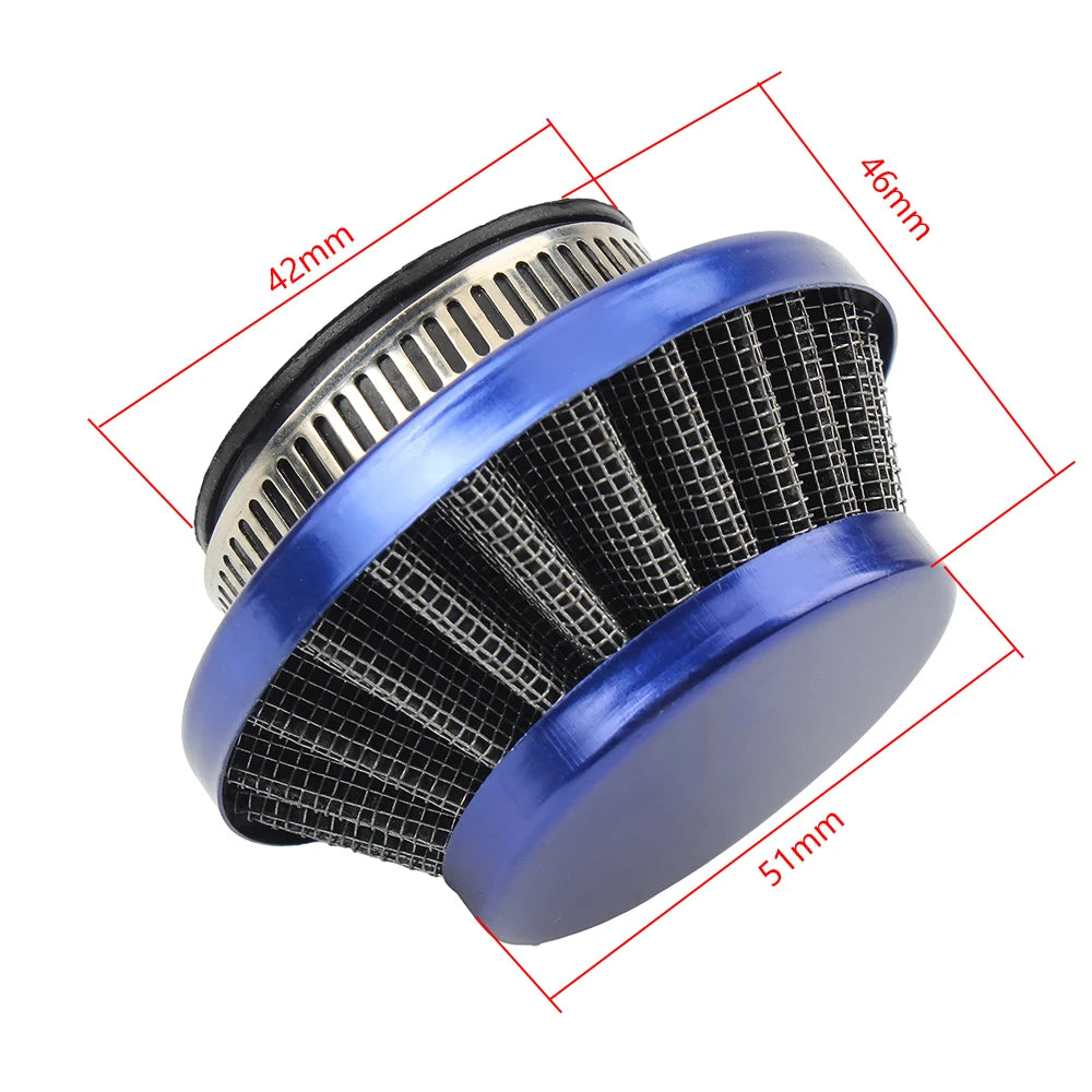 2 Stroke Pocket Bike Air Filter Intake Mushroom Head Air Cleaner For 47cc 49cc Carburetor Mini Quad ATV Dirt Bike Go Kart