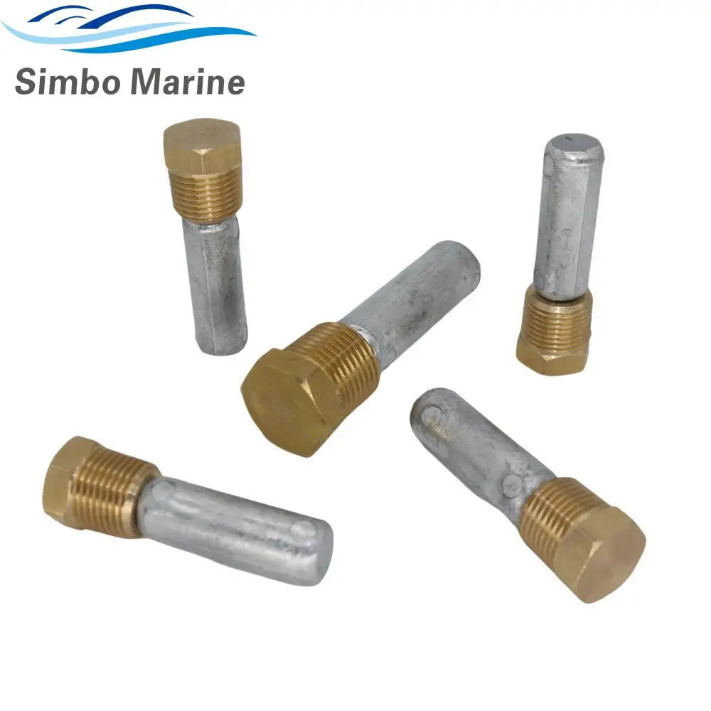 Zinc Pencil Anode Kit for Yanmar 6LY 6LP 4LHA Engines Replaces 119773-92600 119574-18790 119574-44150
