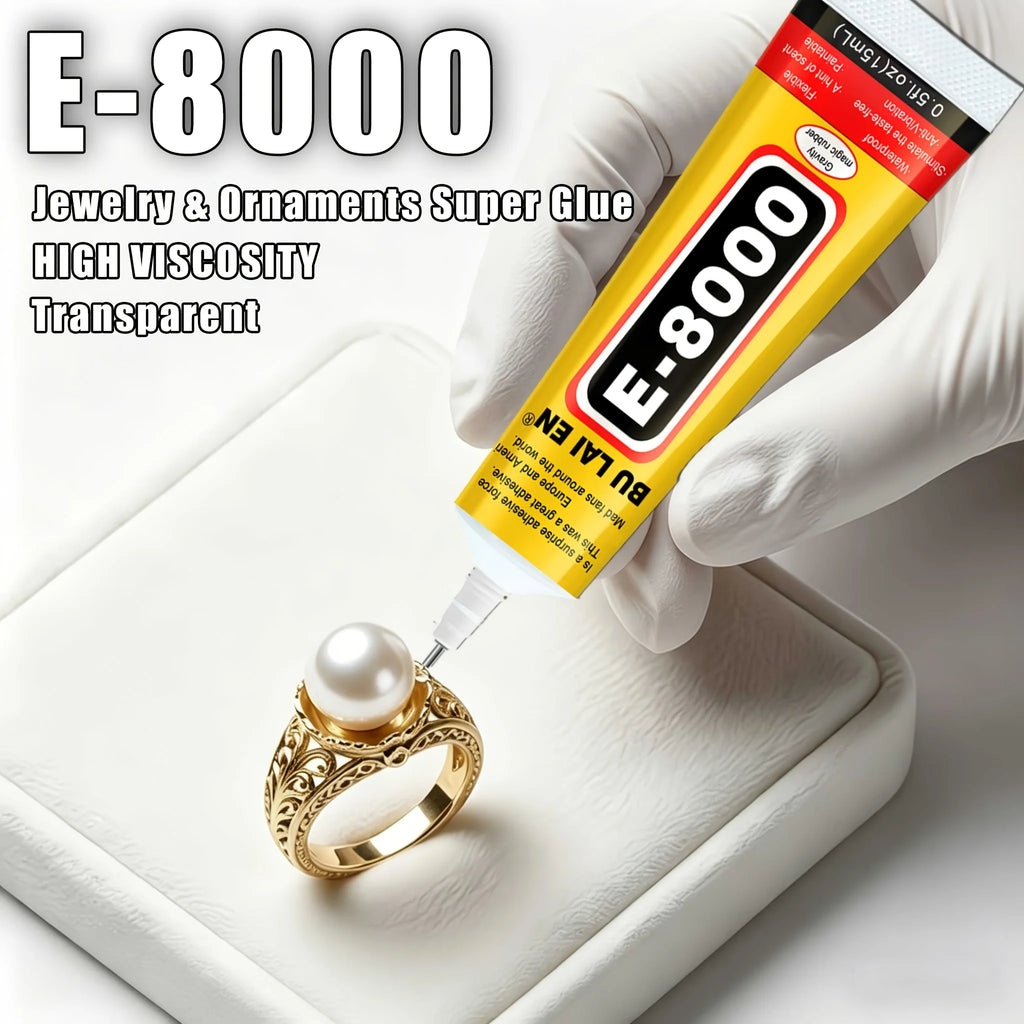 (Epoxy Resin 15g–110g) B7000 E8000 Waterproof Clear Adhesive for Jewelry and Mobile Phones