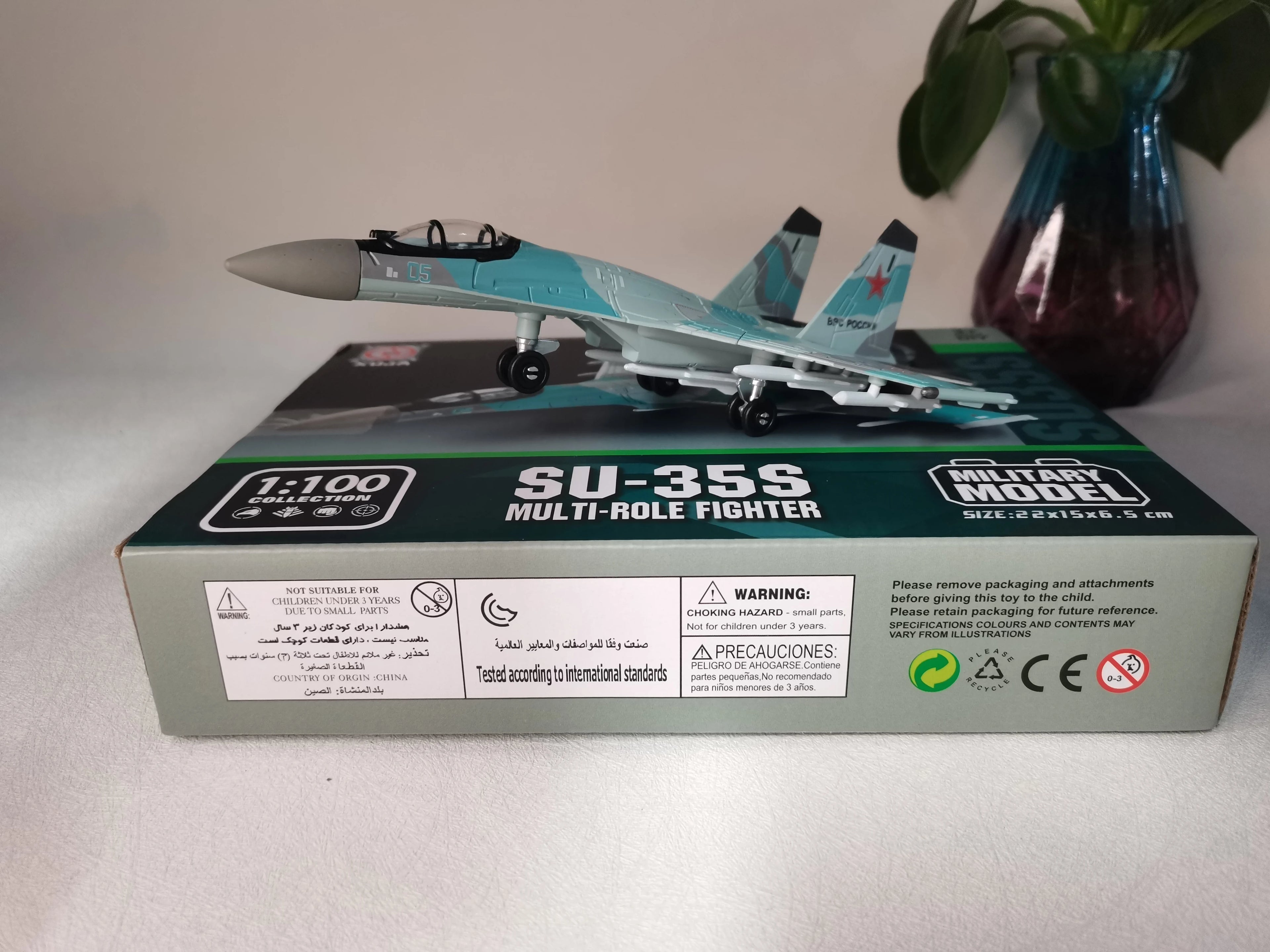 1/100 su-35s Aircraft Models ABS Model Kit Multi-Purpose Fighter Toy Building Block Military Model Toy for Gifts Educational toy