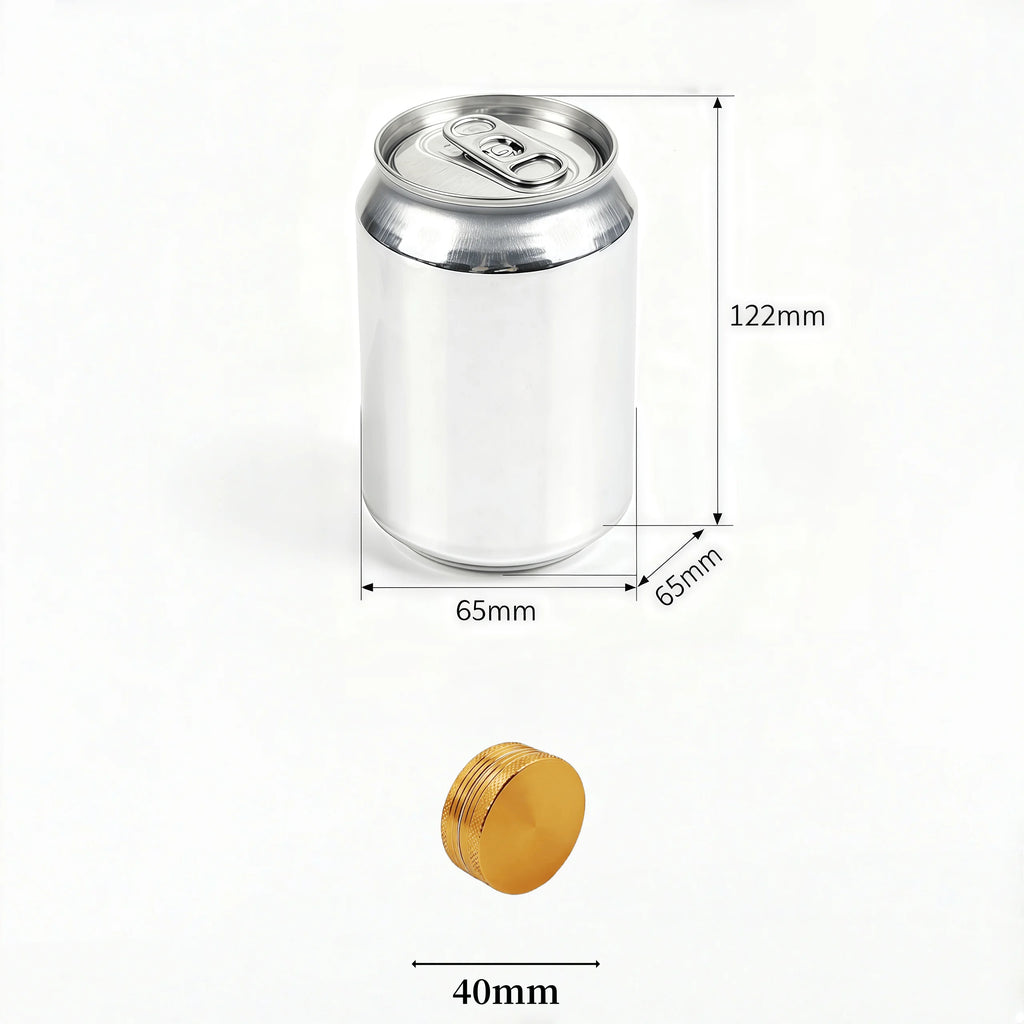 11-Color 40mm Manual Grinder - Dual-Layer Fast Grinding with Diamond Teeth, Portable Design，The best Smoking accessories