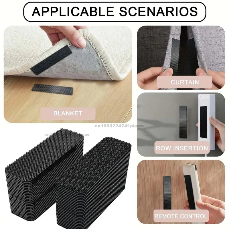 Double-sided Squeaker Chic Adhesive Shak Magnet for Curtains Loop Tape Fasteners Household DIY Roll Strong Adhesive Strip