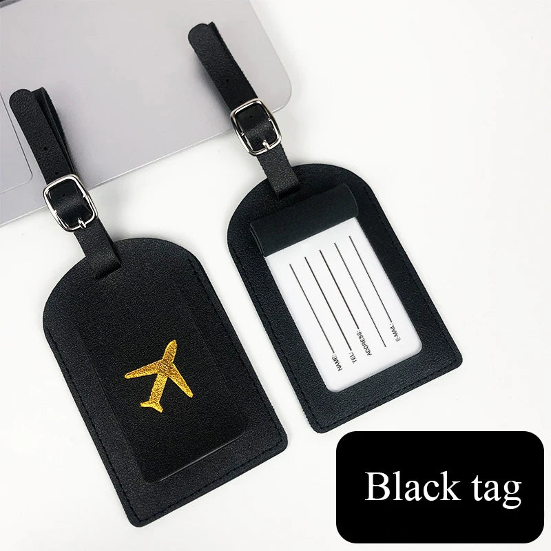 Personalized Name Luggage Tag Custom Letters DIY Gift Airplane ID Address Label Holder Women Men Suitcase Travel Accessories