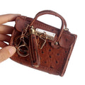 Multifunction Leather Key Bag Wallet Clutch Zipper Coin Purse Wallet Bluetooth Earphone Bag Credit Card Case Mini Storage Pouch
