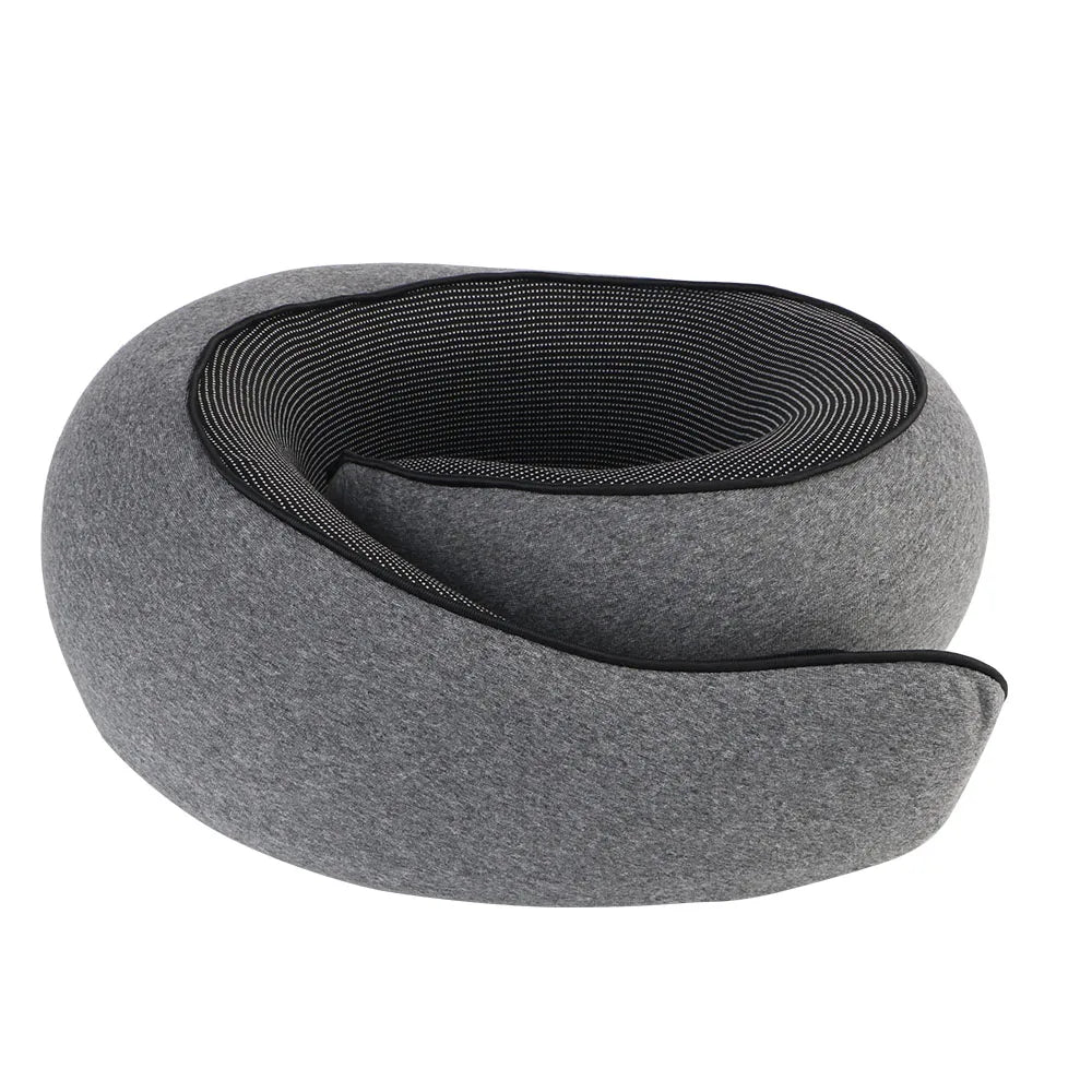 U-shaped Pillow Portable Soft Noon Break Sleep Pillows Travel Neck Pillow Memory Foam Snail Pillow Travel Neck Support