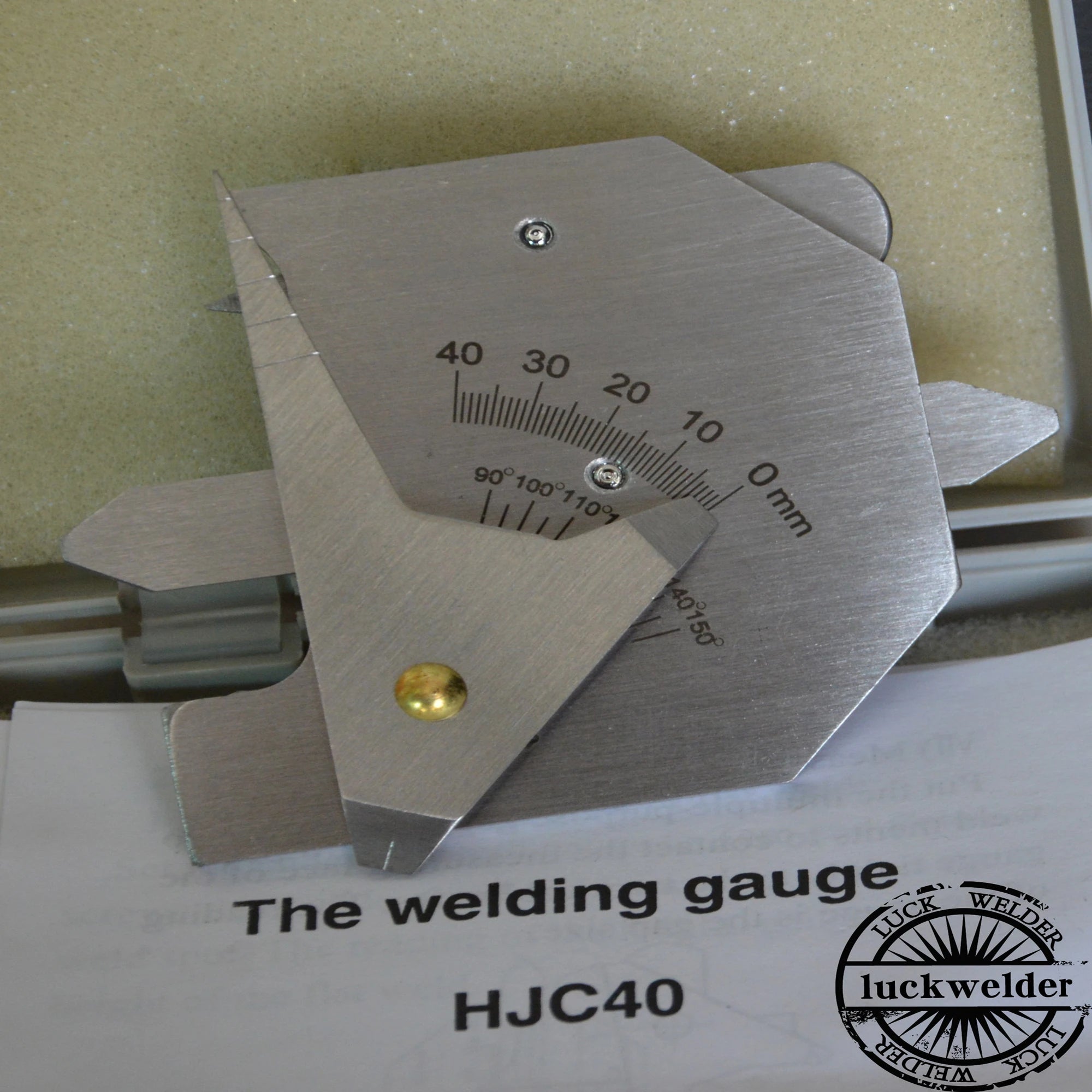 HJC40 Welding Gauge for Boiler Bridge Pipe Inspection Detector Welder Inspection Tool