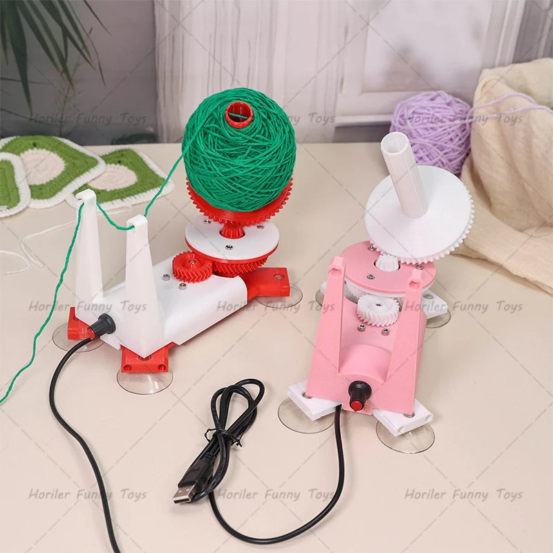 Electric Wool Winder for Crocheting Motor Drive Automatic Yarn Ball Winder Efficient Auto Yarn Winder With Adjustable Speed