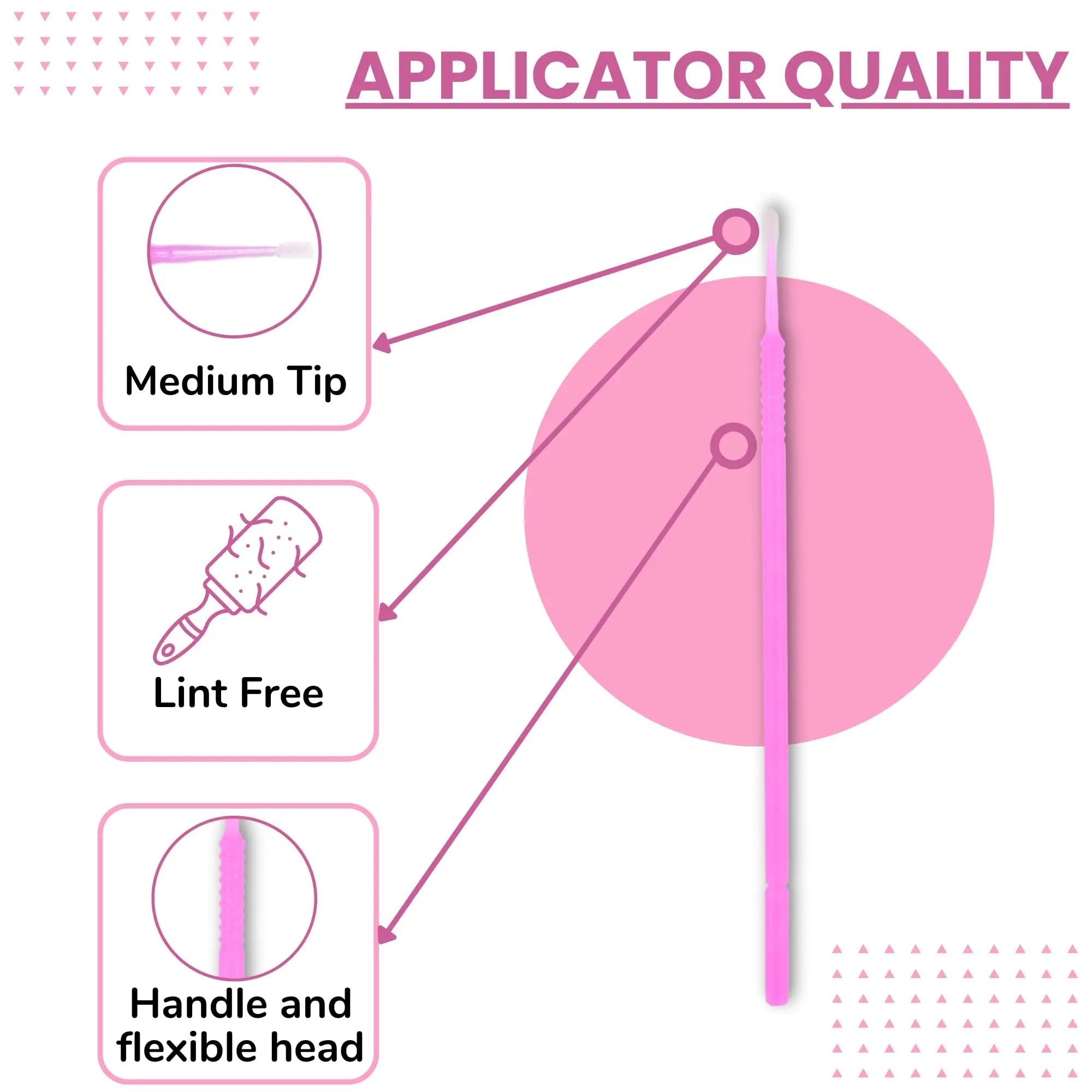 100Pcs Eyelash Cleaning Brush Lash Extension Micro Cotton Swab Individual Eyelashes Microbrush Beauty Makeup Clean Remover Tools