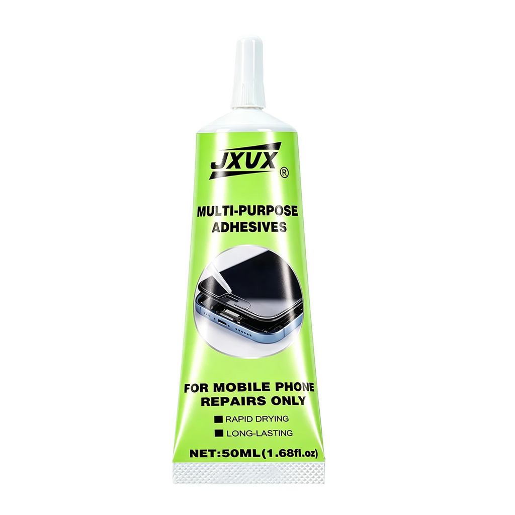 High-Viscosity Adhesive (50g Phone Repair Glue) – Waterproof, Transparent, Multi-Purpose Resin Glue – Includes Repair Tools