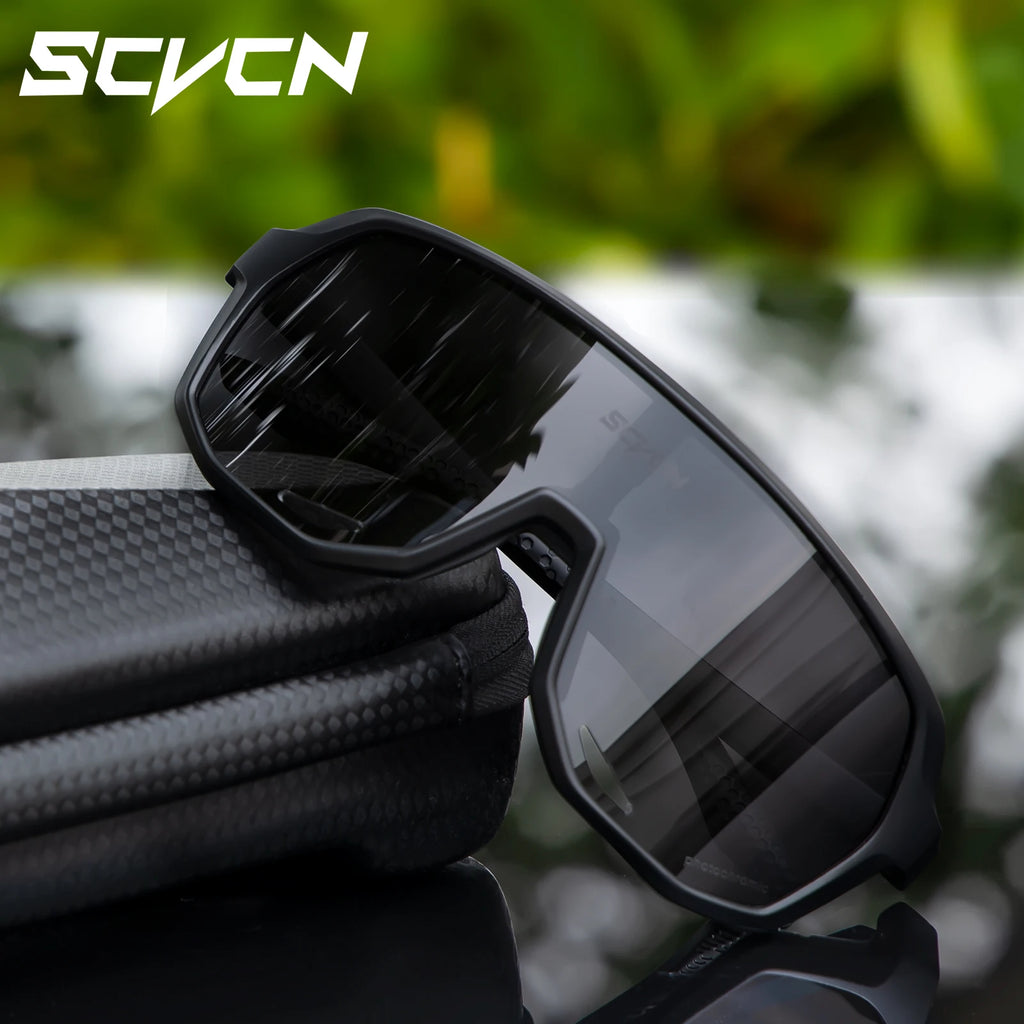 SCVCN HD Hiking Sunglasses Stylish Outdoor Sports Glasses for Cycling Running and Rock Climbing UV-Protective Driving Sunglasses