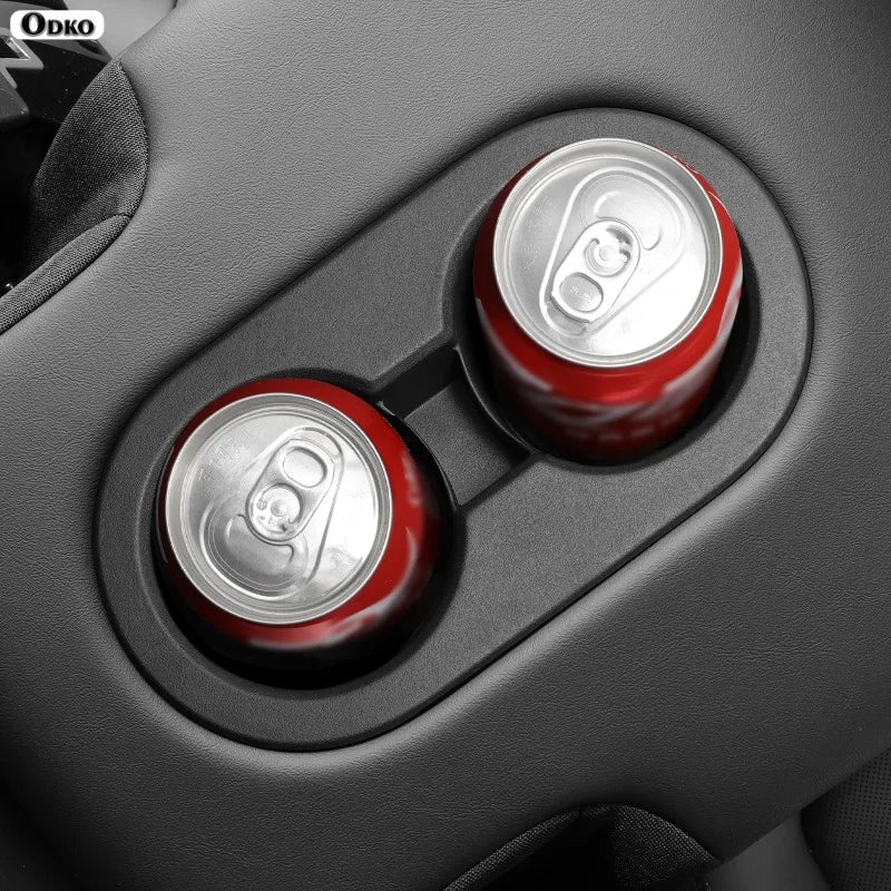 for Tesla Model Y Juniper/Launch 2025 Car Cup Holder The Second Row Water Cup Holder Drinks Storage Case Interior Accessories