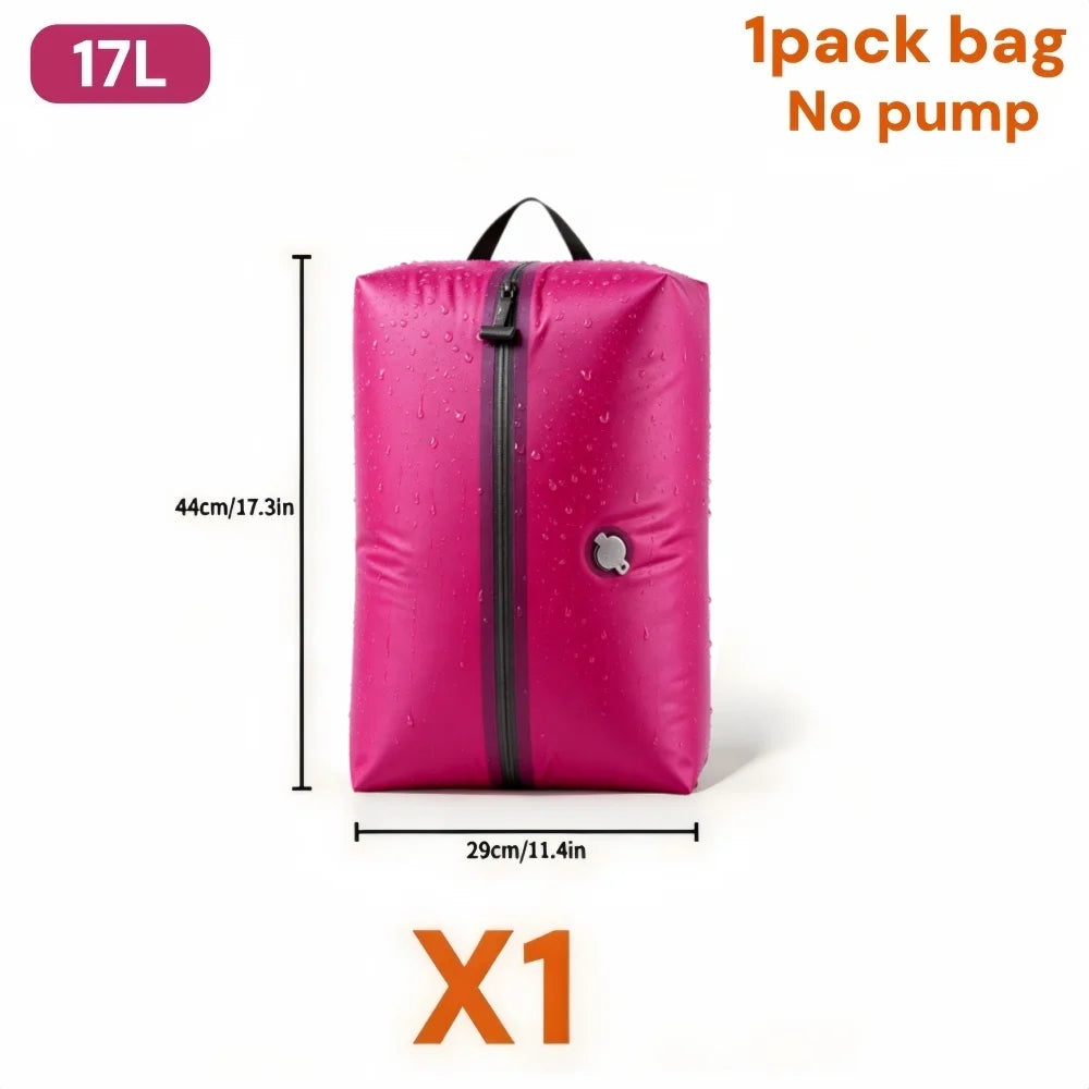 Travel Accessories Compression Bag Clothes Vacuum Storage Bags Reusable Luggage Suitcase Space Saver Clothing Packaging Bag