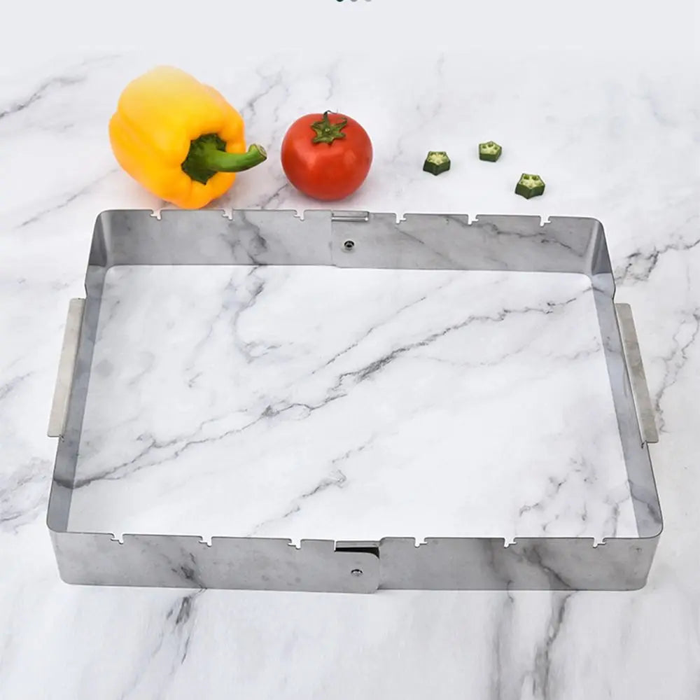 Creative BBQ Skewer Rack Set Stainless Steel Foldable BBQ Grill Rack Sturdy Grill Skewers Outdoor Grill Tools Birthday Party