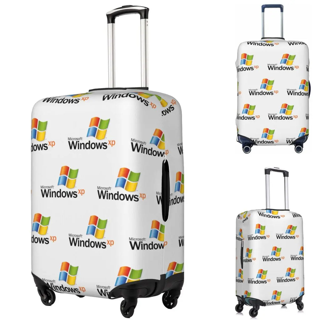 Windows Xp 2 Suitcase Cover Protection Elastic Trip Luggage Protector Covers for 18-32 Inch