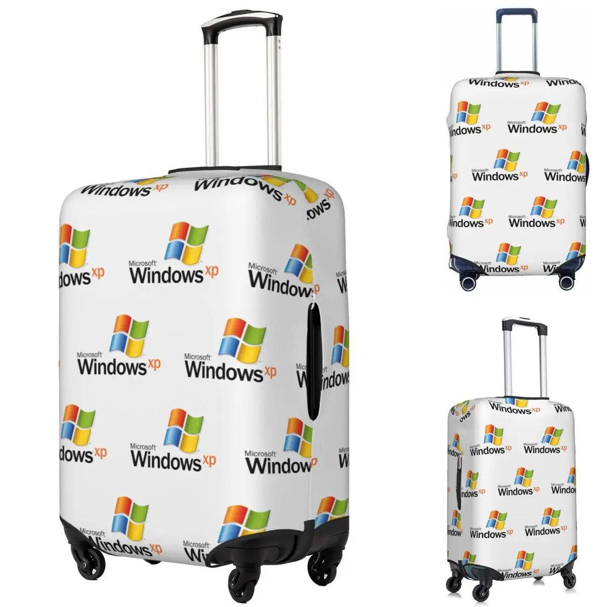Windows Xp 2 Suitcase Cover Protection Elastic Trip Luggage Protector Covers for 18-32 Inch