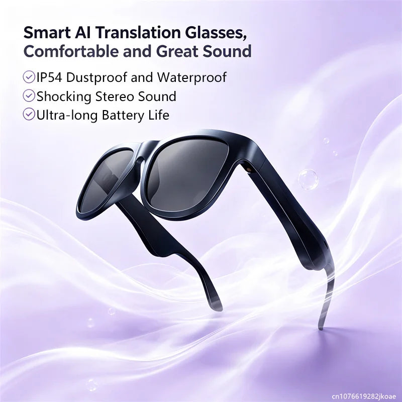 Original OVO-1 Smart Glasses Headphone Wireless Bluetooth Sunglasses Outdoor Sport Earphone HD Mic Calling Headset Long Standby