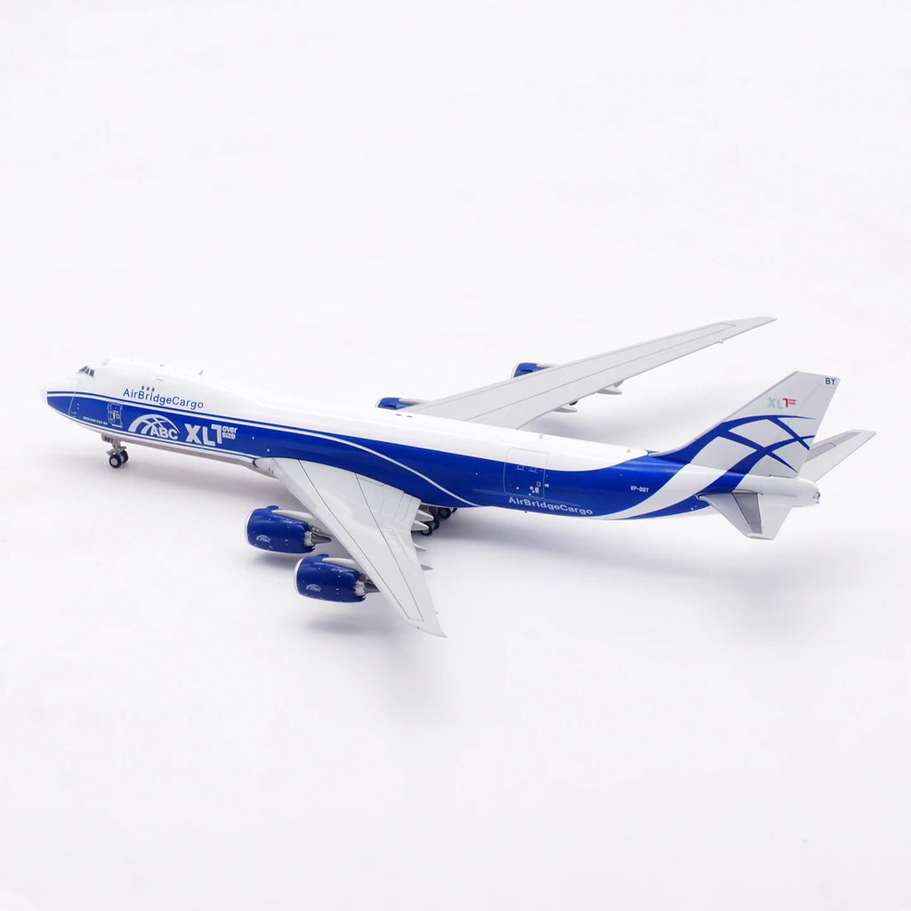 B632602 Alloy Collectible Plane Gift HX Models 1:400 Air Bridge Cargo Boeing B747-8F Diecast Aircraft Jet Model VP-BBY