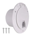 1pc RV Power Cord Hatch Cover With Screws Anti-UV Oxidation Protective Cover For Motorhome Caravan Camper Van RV Accessories