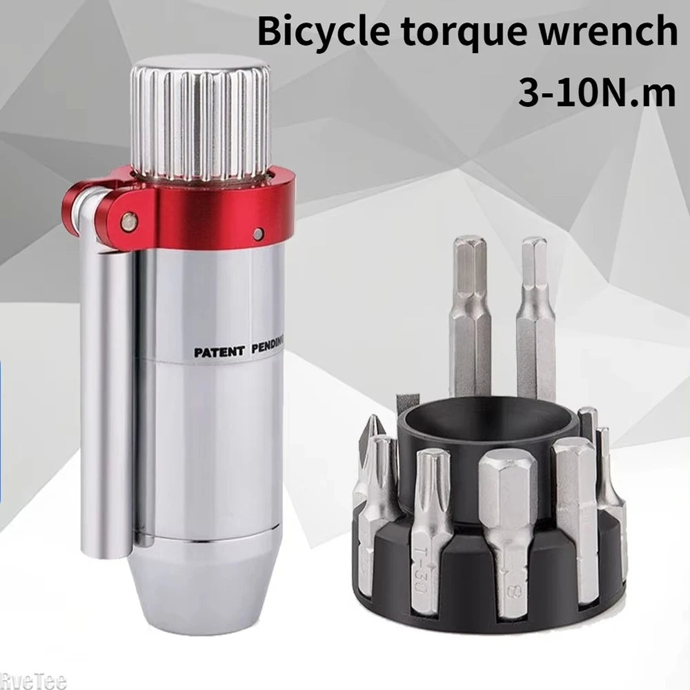 3-10N.m GEWAG Torque Wrench Bicycle Repair Tool Portable Combination Tools Adjustable Torque Screwdriver Riding Equipment