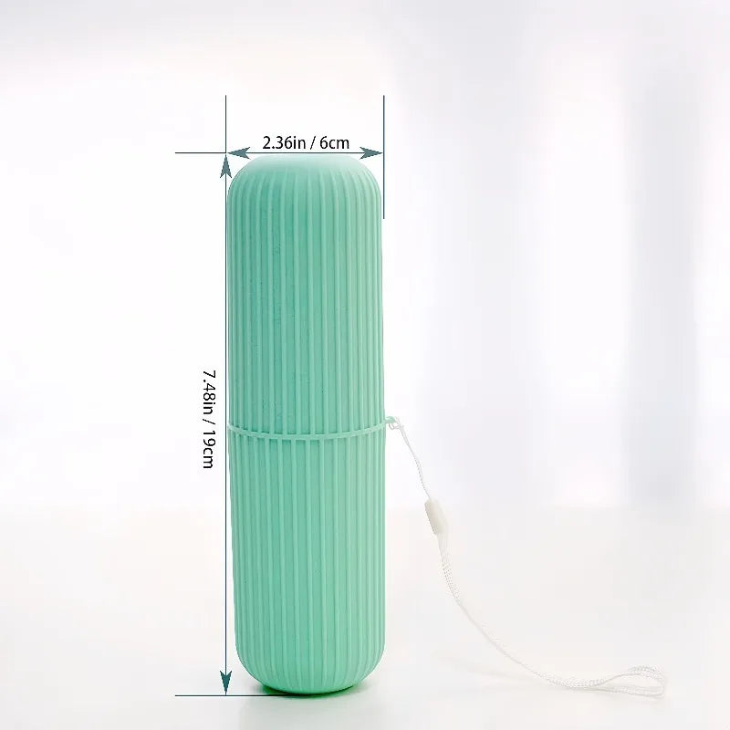 Travel Portable Toothbrush Cup Mouthwash Cup Travel Toiletries Storage Cup Dental Kit Box Toothpaste Storage Box