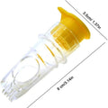 Portable Lemon Squeezer Plastic Resuable Lightweight Juices Reamer Washable Manual Juices Reamer Built in Filter for Home Travel