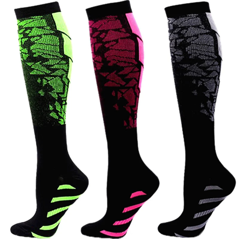 Compression Socks Running Football Sports Medical Nursing Socks for Flight Travel Pregnancy Edema Diabetes Varicose Veins Socks