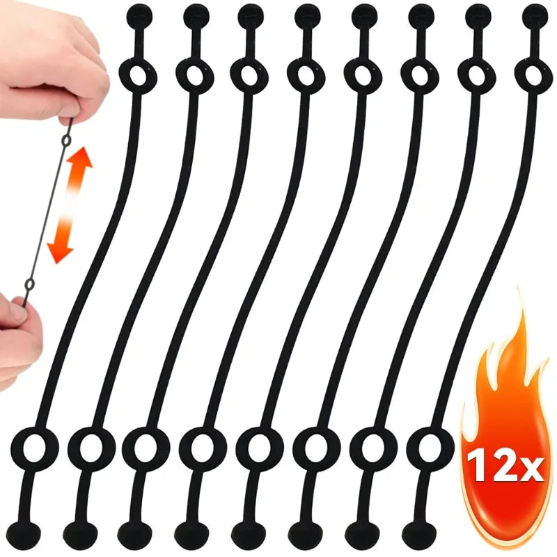 12-1PCS Anti-lost Earhooks for Hanging Neck Earphone Sport Headphones Portable Soft Silicone Anti-drop Ear Hook Protective Strap