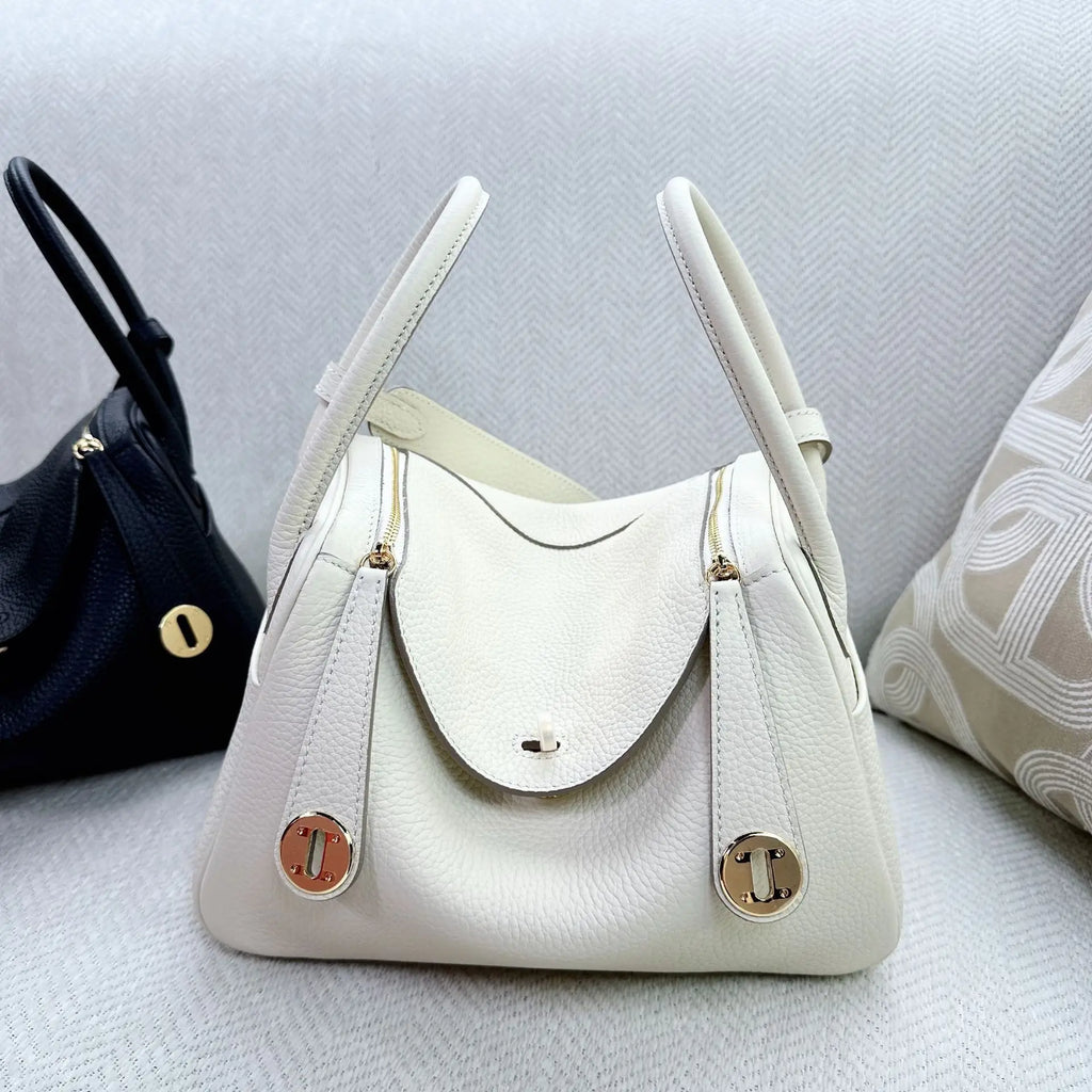 Genuine Leather Lindy Bag For Women TOGO Top Layer Cowhide Handbag Luxury Shoulder Tote Bag Commute