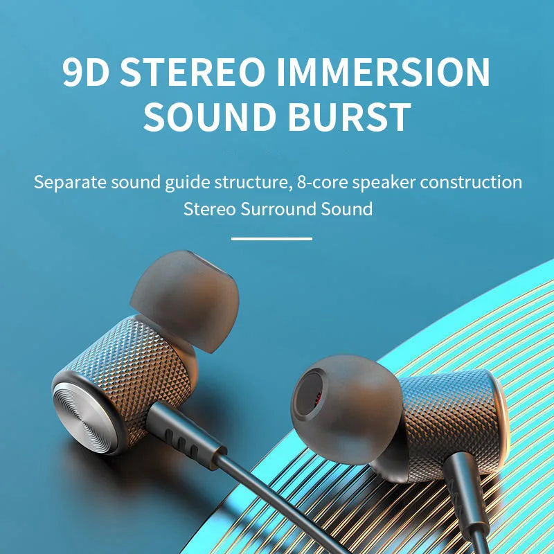 Neck Wireless Bluetooth Earphones TWS 9D Stereo Surround Headphone Magnetic Sport Neckband Headset Neck-hanging Earbuds with Mic