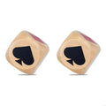 2Pcs Double trumps Marker Dices Replacement trumps Dices Suit Marker Great Gift for Card Game Enthusiasts 24BD