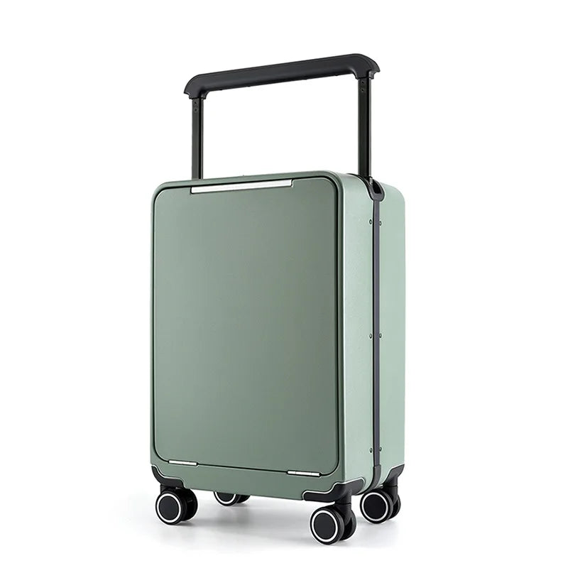 KLQDZMS 24"26"Carry-on Travel Luggage 20 Inches ABS + PC Boarding Box Men's Business Trolley Case Universal Wheel Suitcase