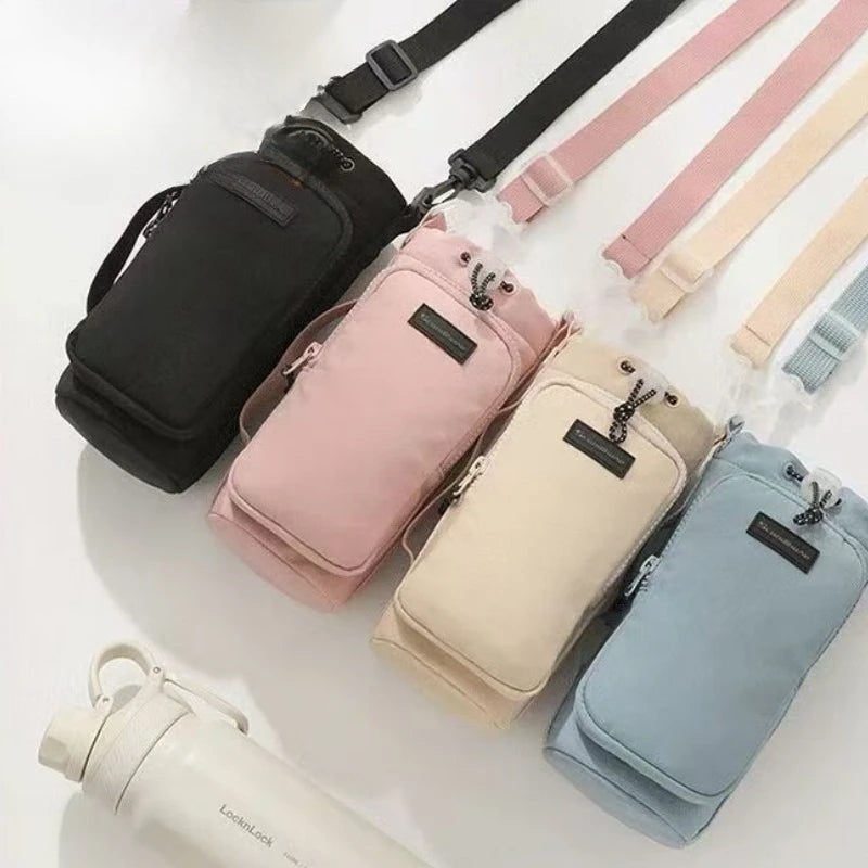Portable Pocket Water Bottle Sleeve Universal Protector Pouch for Phone Travel Backpack Outdoor Daily Practical Accessories